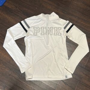 Pink Victoria secret quarter zip